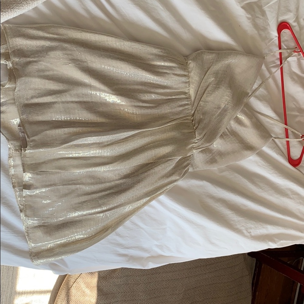 Alice & Olivia Metallic Dress